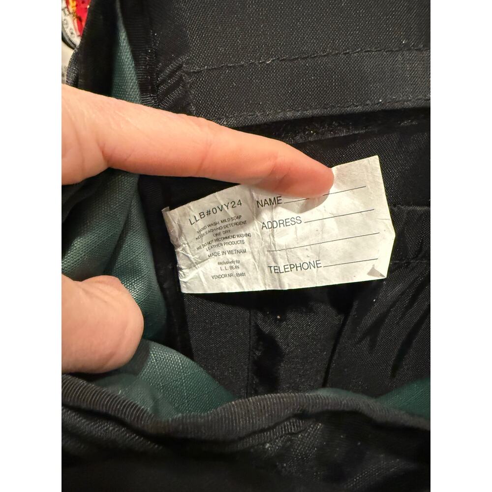 L.L. Bean Hiking Backpack Adult Size Green JM - Picture 10 of 10